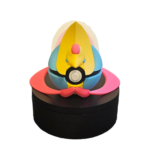 Pokemon Character Design- 3D Printed Pokeball- Cresselia- Unique Display Collectible