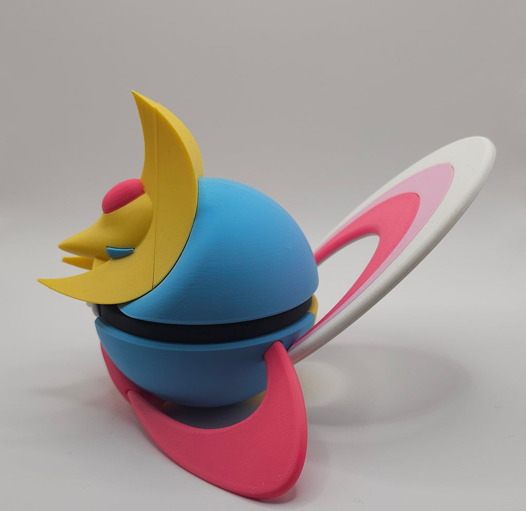 Pokemon Character Design- 3D Printed Pokeball- Cresselia- Unique Display Collectible