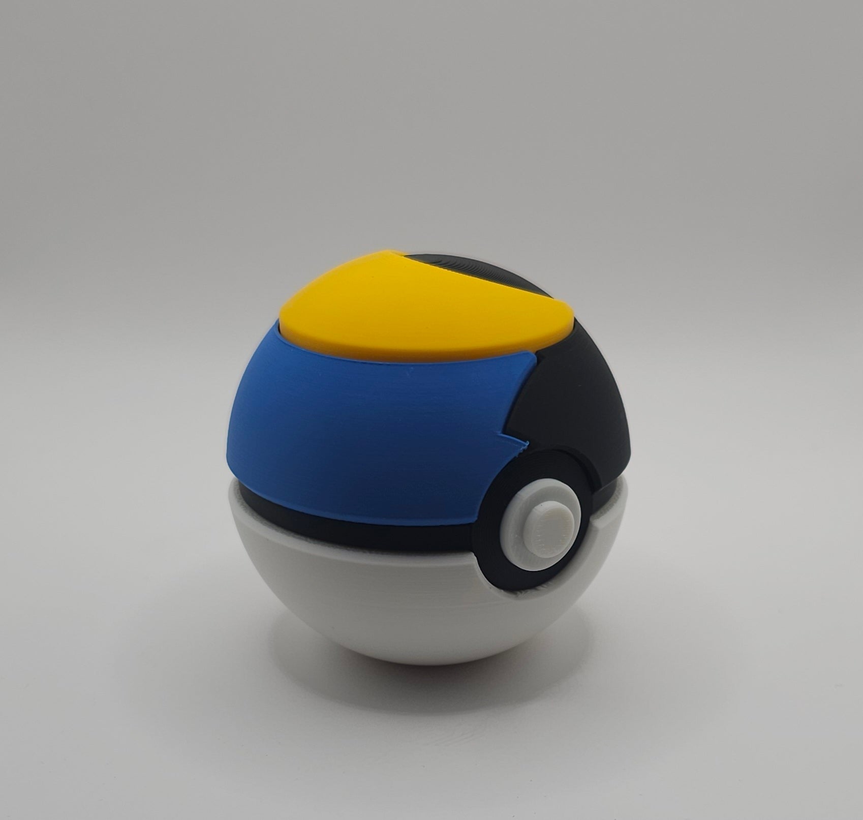 Pokemon 3D Printed Pokeball- Moon Ball Design- Unique Fan Art Collectible