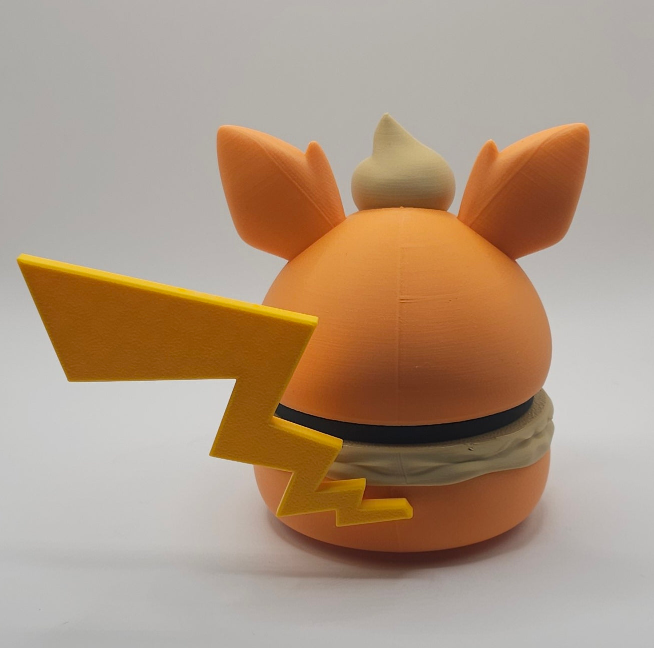 Pokemon Pikachu-Umbreon Poncho Design- 3D Printed Pokeball- Unique Display Fan Art Collectible