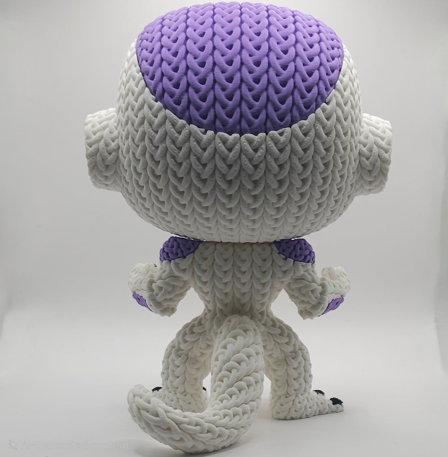 Knitted Design - 3D Printed Dragonball Z Character Figures - Unique Display Collectibles