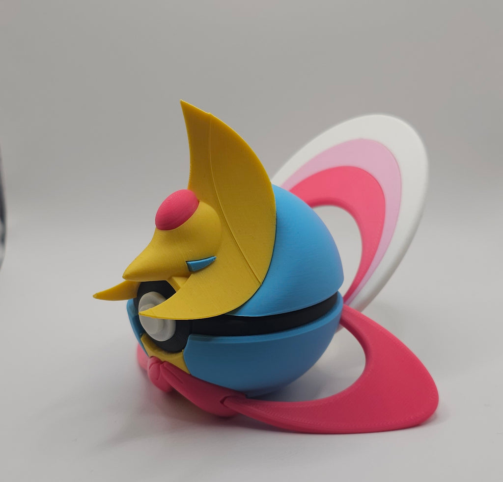Pokemon Character Design- 3D Printed Pokeball- Cresselia- Unique Display Collectible