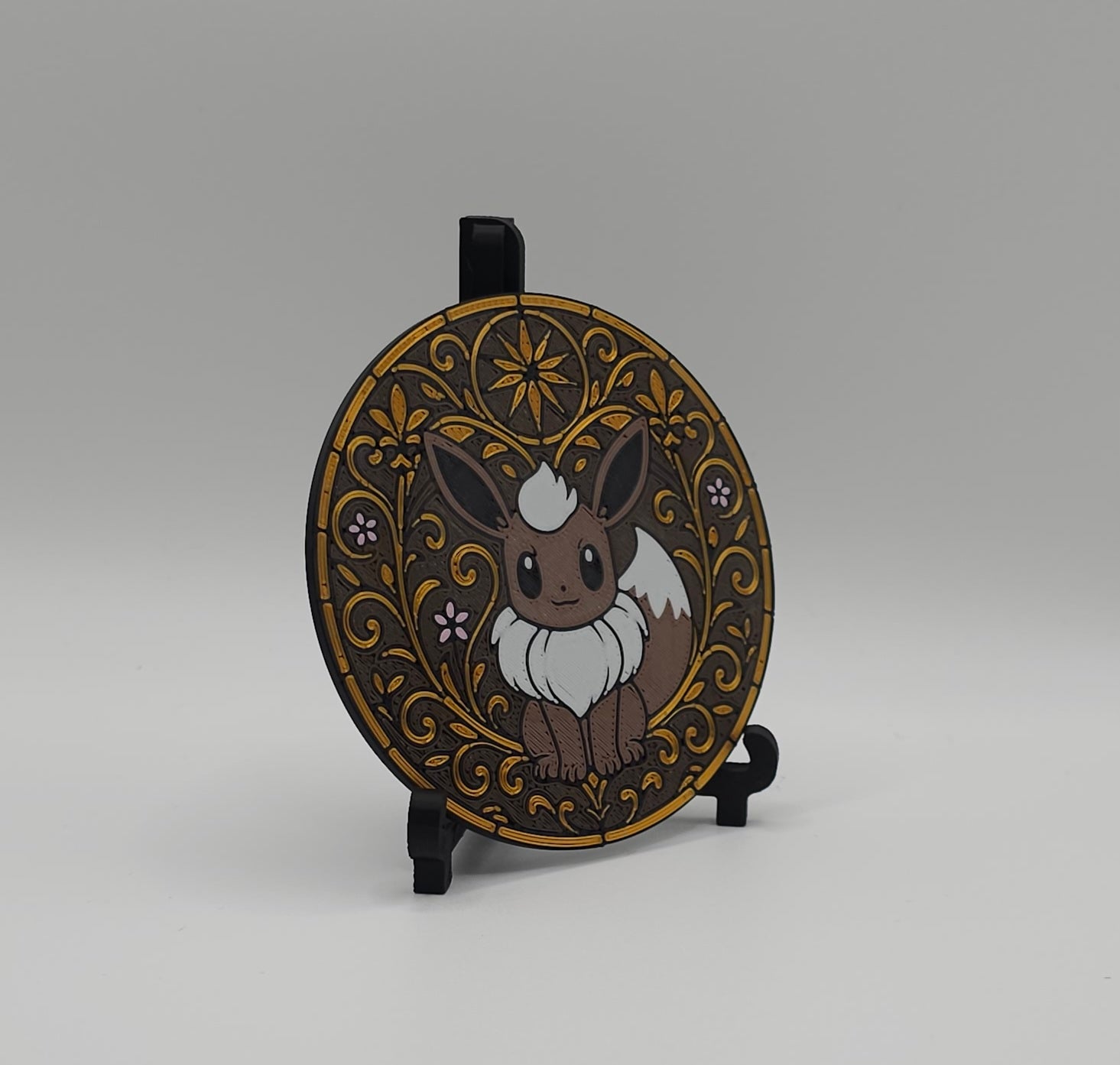 Eeveelutions Stained Glass Inspired- 3D Printed Wall/Door Decor