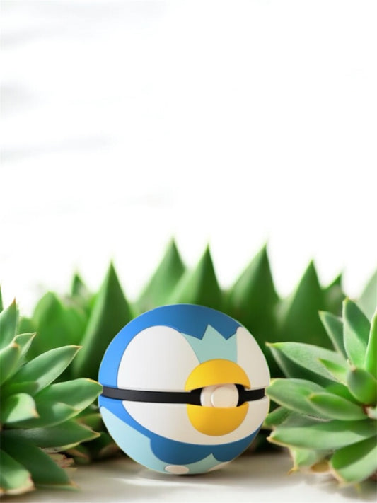 Pokemon Character Design - 3D Printed Pokeball - Piplup - Unique Display Collectible