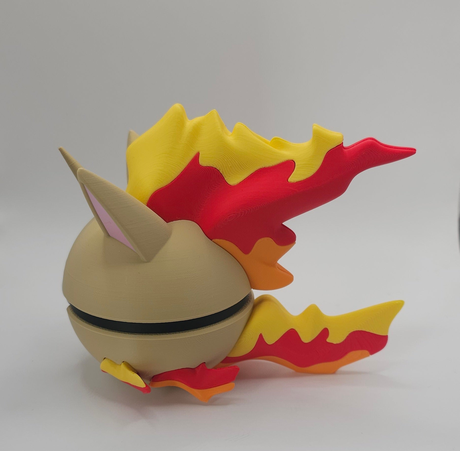 Pokemon Character Design- 3D Printed Pokeball- Rapidash- Unique Display Collectible