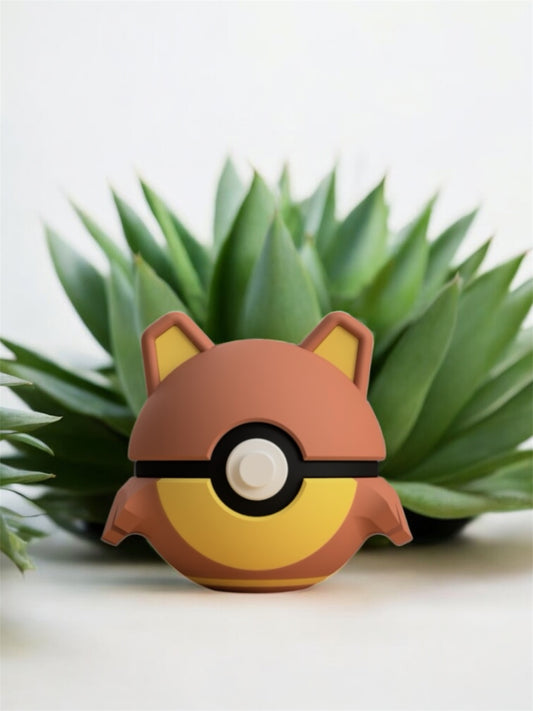 Pokemon Character Design- 3D Printed Pokeball- Ursaring- Unique Display Collectible