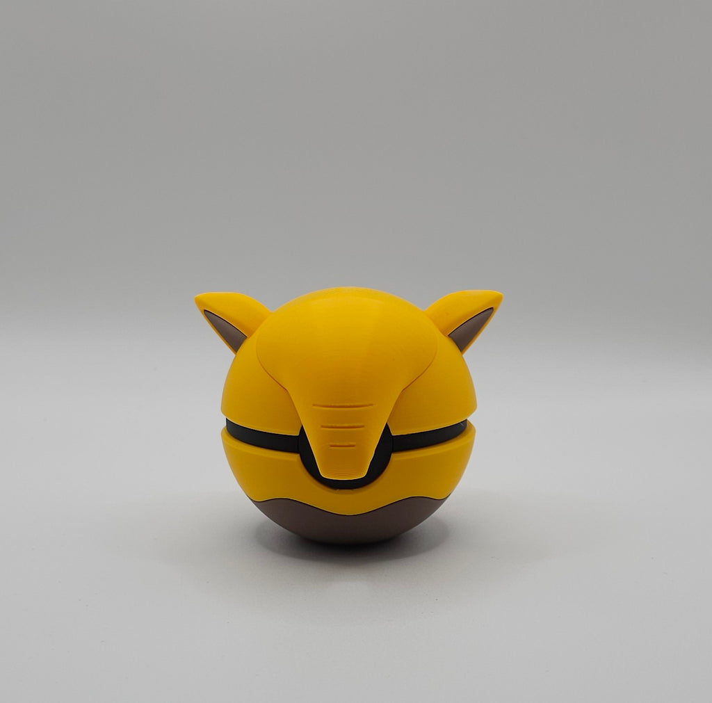 Pokemon Character Design- 3D Printed Pokeball- Drowzee- Unique Display Collectible