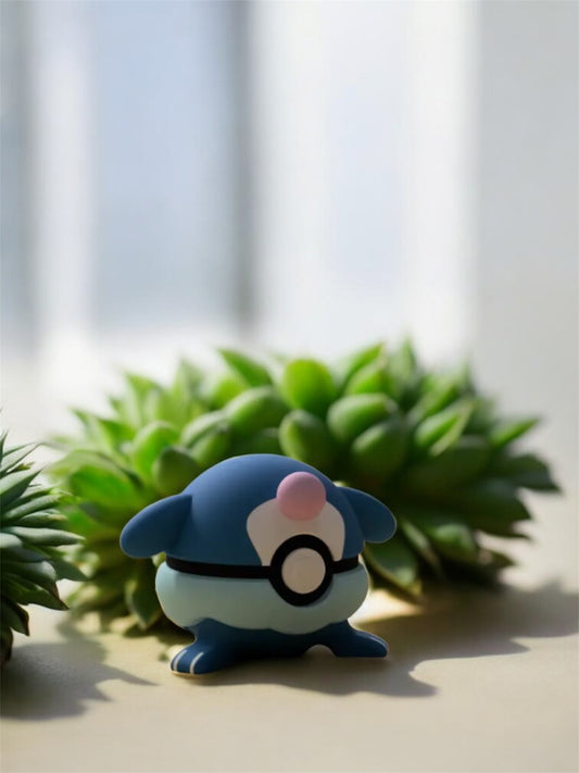 Pokemon Character Design- 3D Printed Pokeball- Popplio- Unique Display Collectible