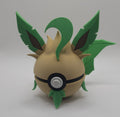 Pokemon Character Design 3D Printed Pokeball - Leafeon - Unique Display Collectible