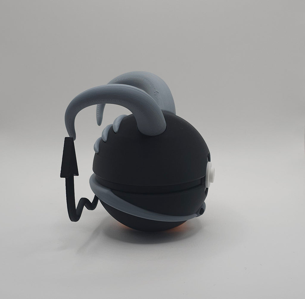 Pokemon Character Design- 3D Printed Pokeball- Houndoom- Unique Display Collectible