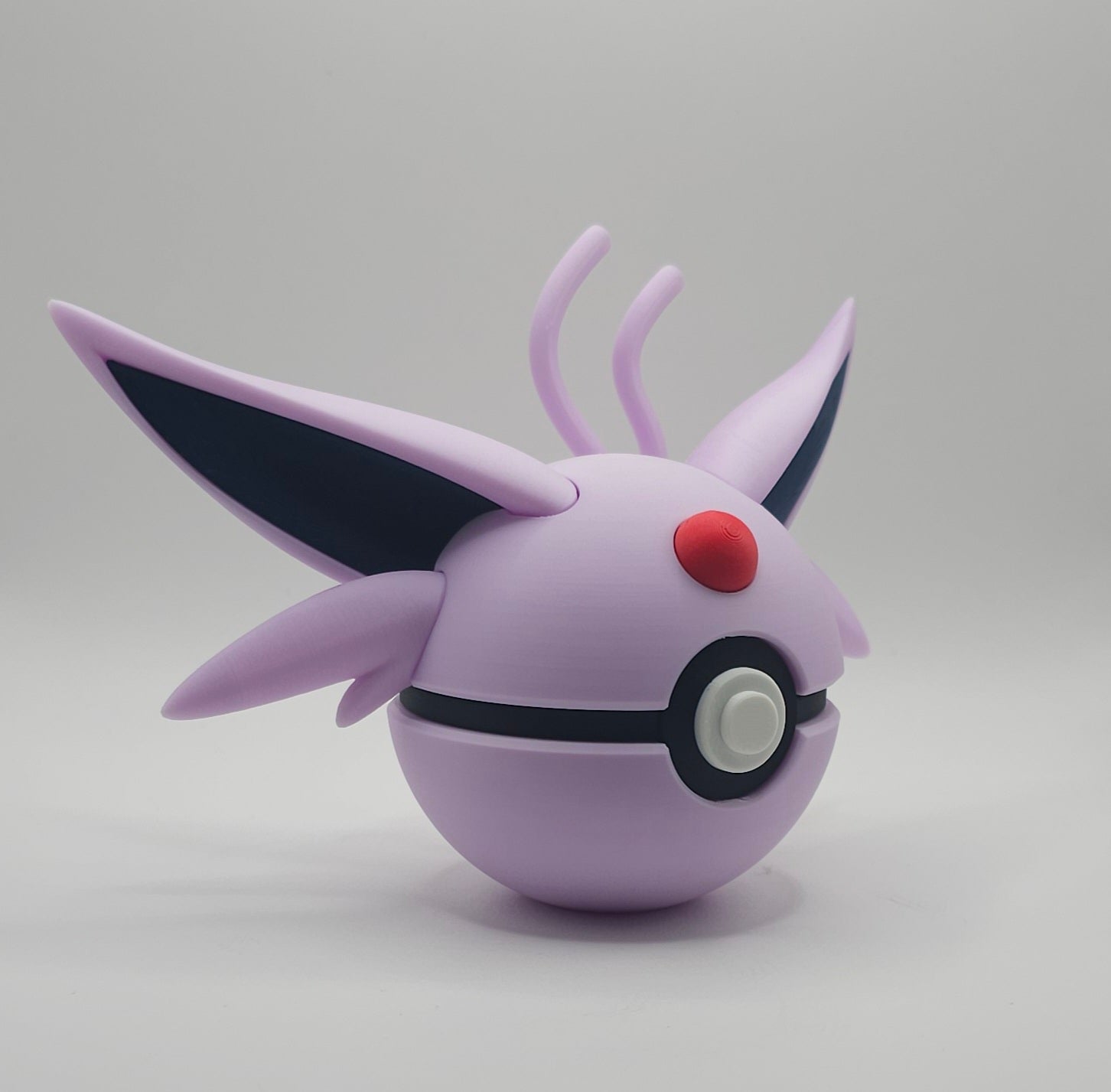 Pokemon Character Design - Espeon - 3D Printed Pokeball - Unique Display Fan Art Collectible