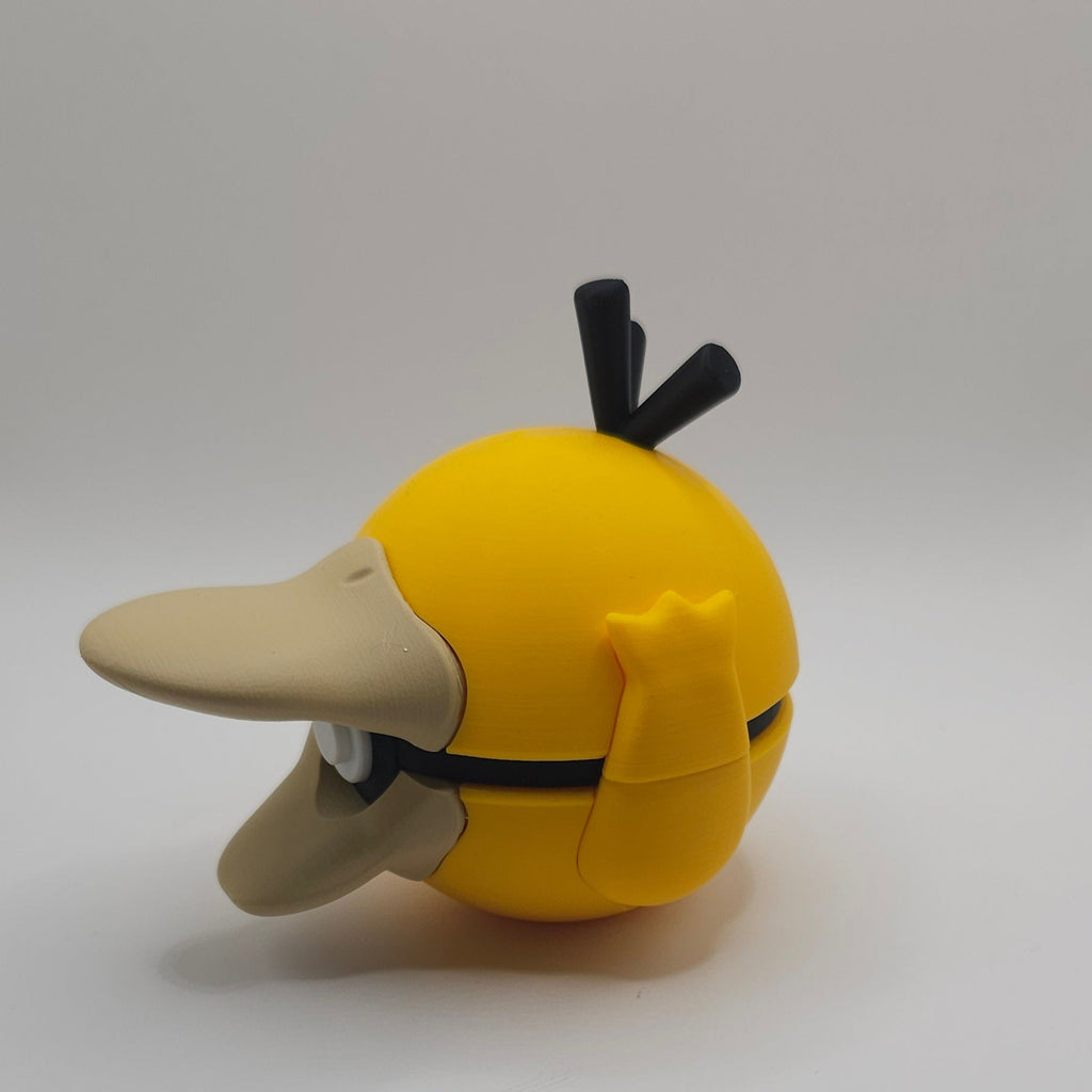 Pokemon Character Design 3D Printed Pokeball - Psyduck - Unique Display Collectible