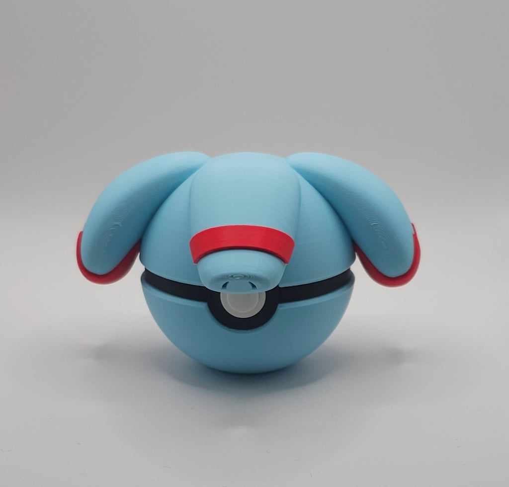 Pokemon Character Design- 3D Printed Pokeball- Phanpy- Unique Display Collectible