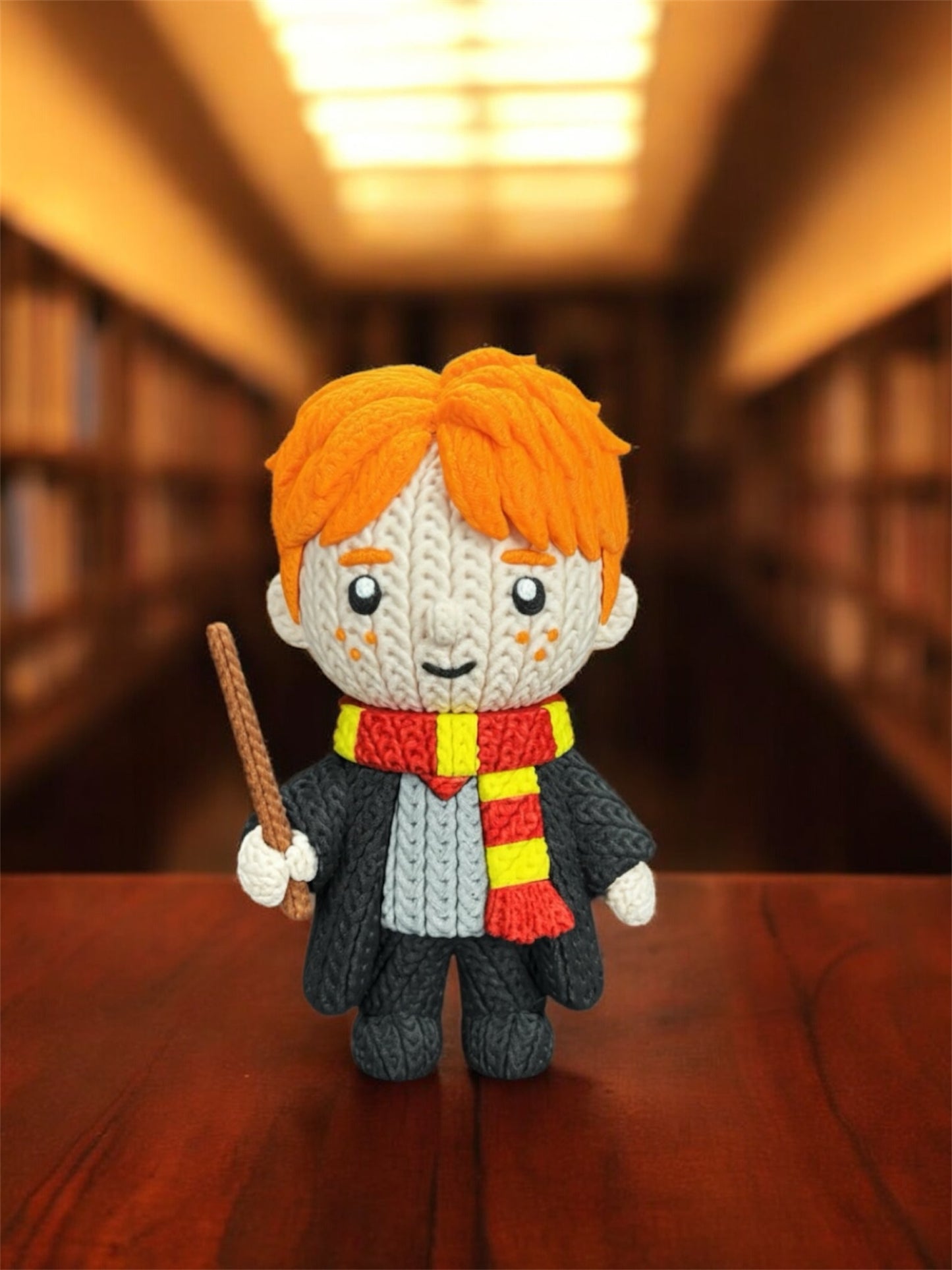 Knitted Design - 3D Printed Harry Potter and Friends Character Figures - Unique Display Collectible