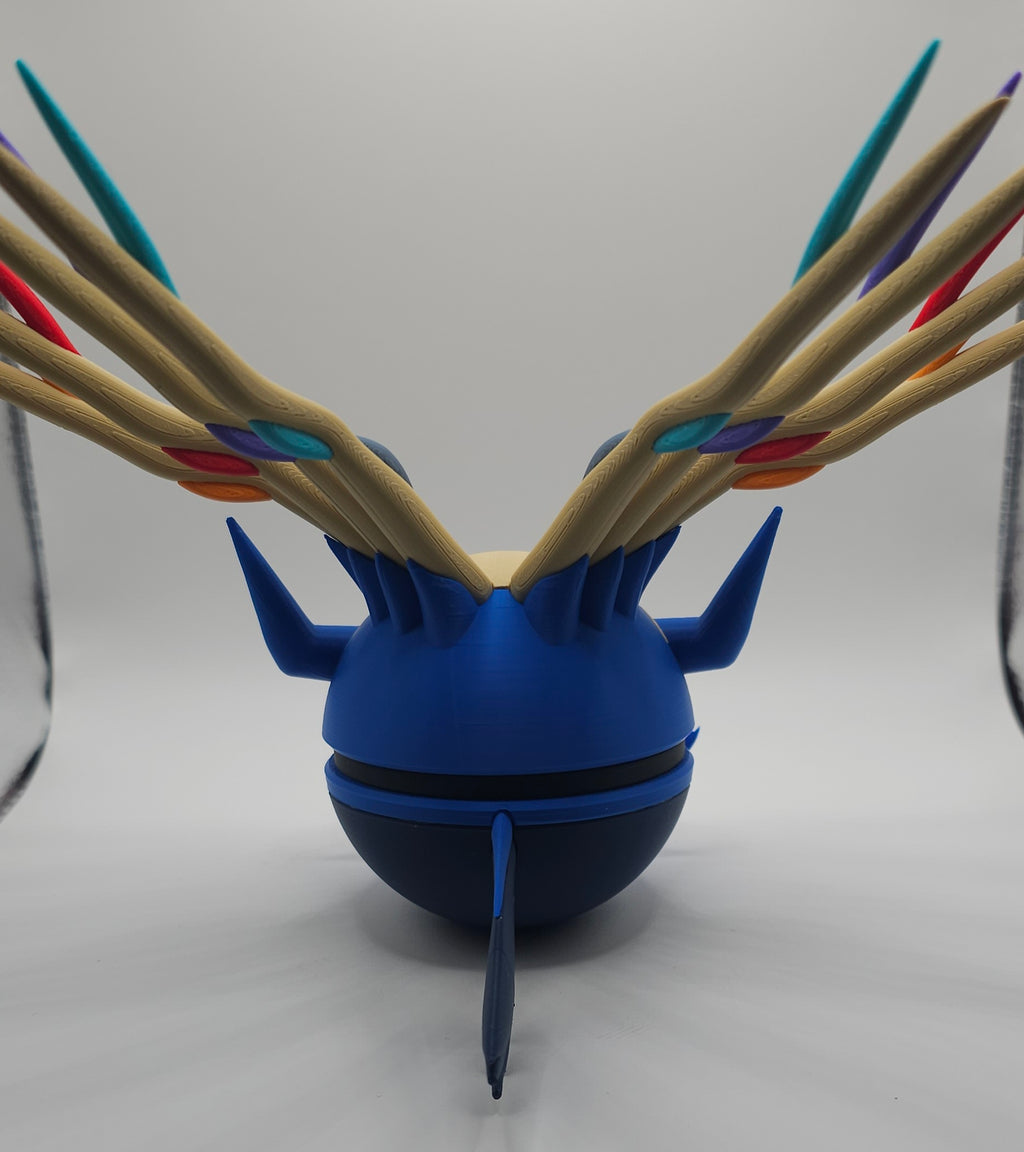 Pokemon Character Design- 3D Printed Pokeball- Xerneas- Unique Display Collectible