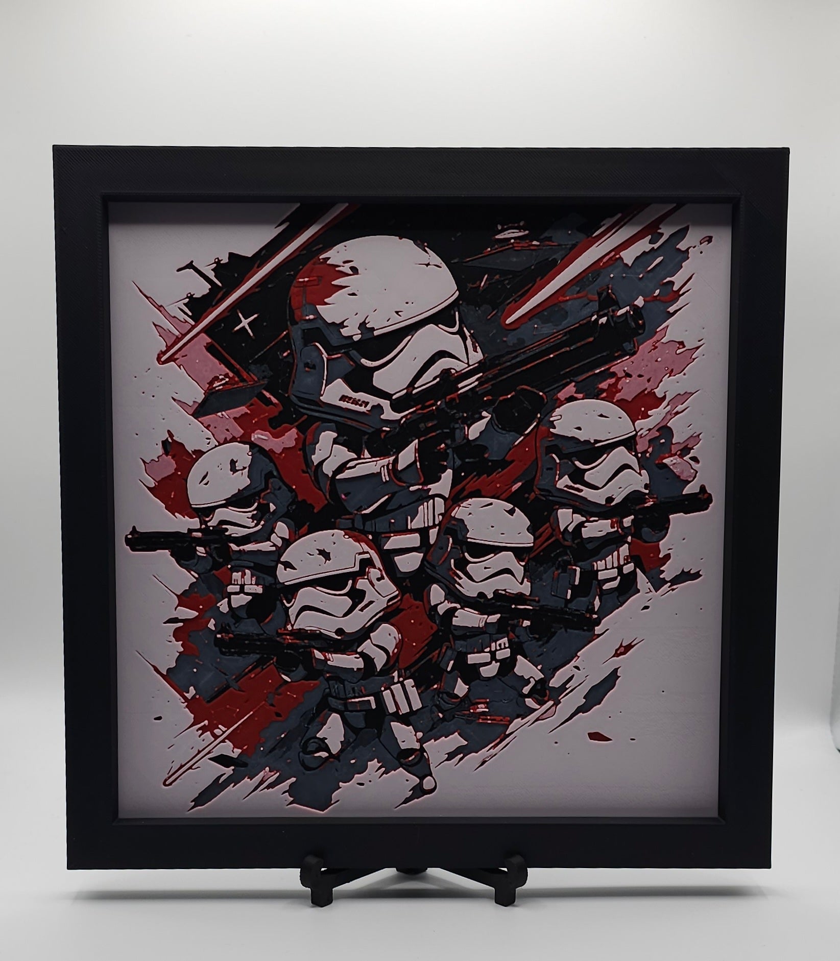 Sci-Fi Inspired Design HueForge- 3D Printed Wall Art- Unique Display Collectible