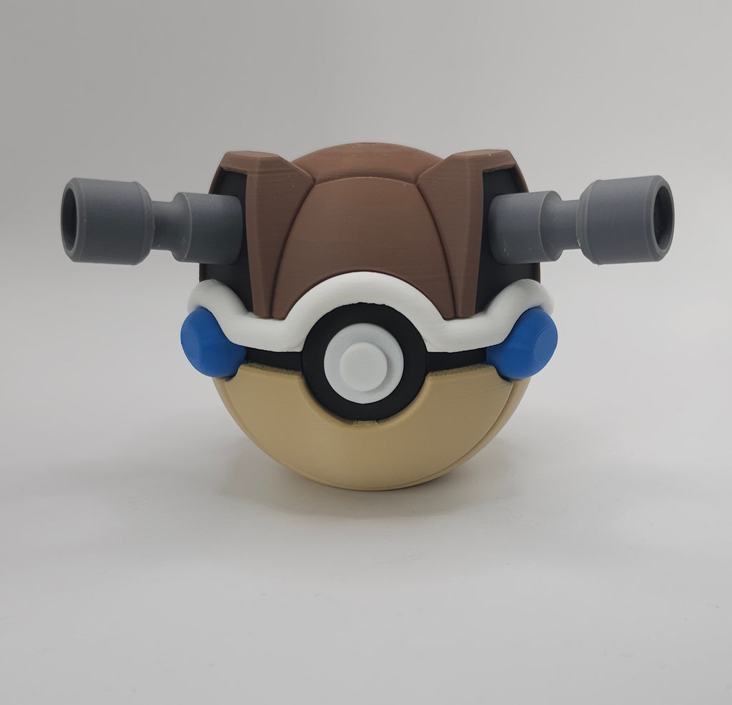 Pokemon Character Design 3D Printed Pokeball - Blastoise - Unique Display Collectible