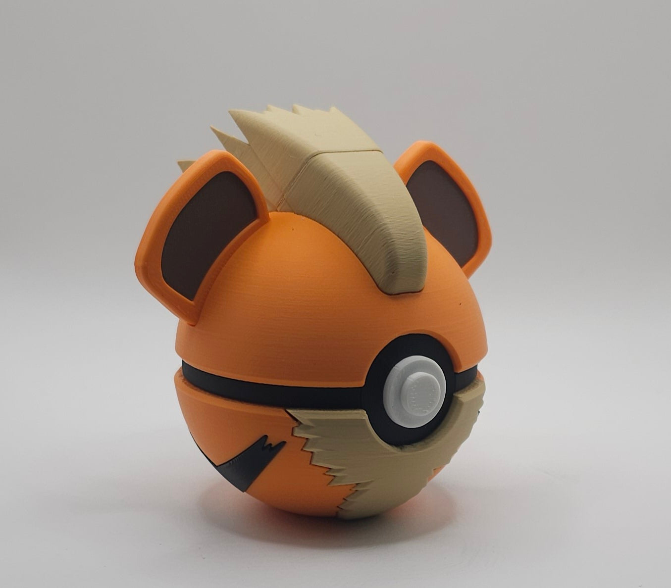 Pokemon Character Design 3D Printed Pokeball- Growlithe - Unique Display Collectible