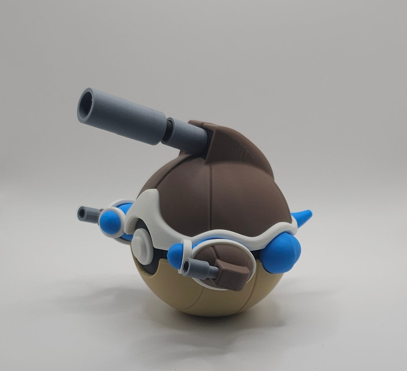 Pokemon Character Design - 3D Printed Pokeball - Mega Blastoise - Unique Display Collectible