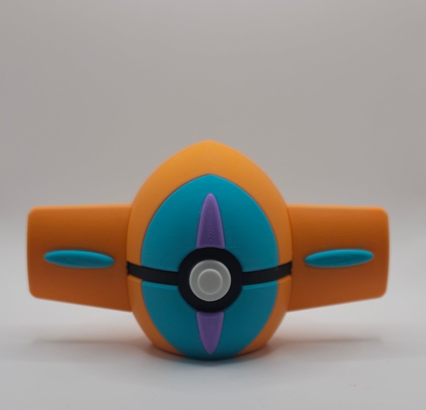 Pokemon Character Design- 3D Printed Pokeball- Deoxys- Unique Display Collectible