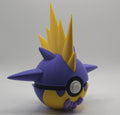 Pokemon Character Design- 3D Printed Pokeball- Toxtricity- Unique Display Collectible