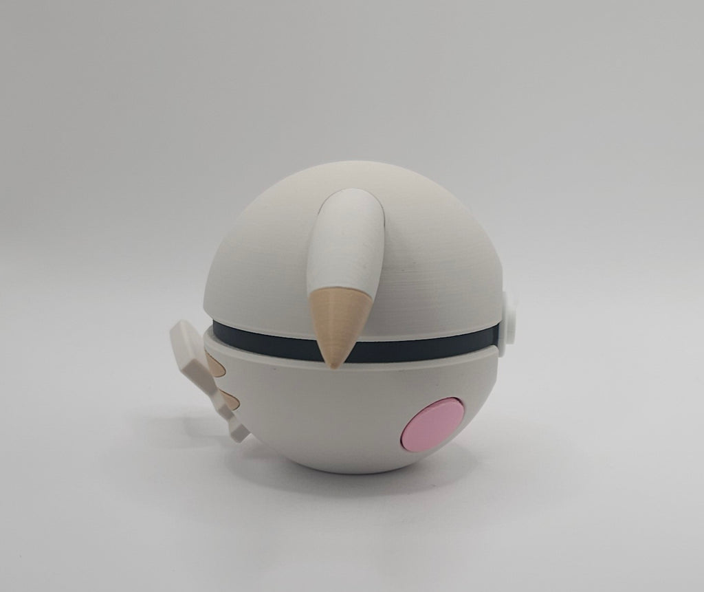 Pokemon Character Design- 3D Printed Pokeball- Peakychu- Unique Display Collectible