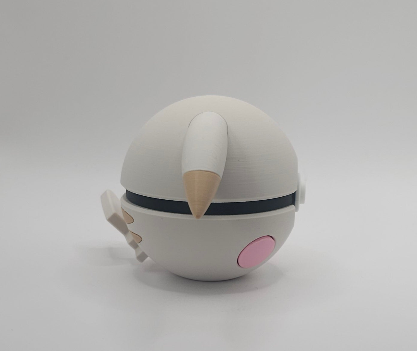 Pokemon Character Design- 3D Printed Pokeball- Peakychu- Unique Display Collectible