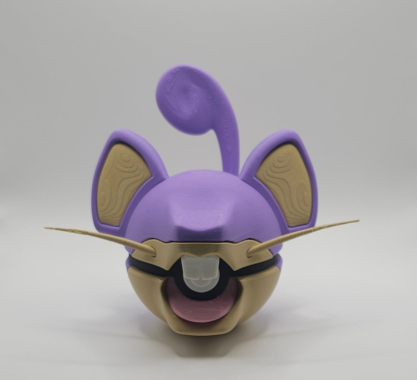 Pokemon Character Design - 3D Printed Pokeball - Rattata - Unique Display Collectible