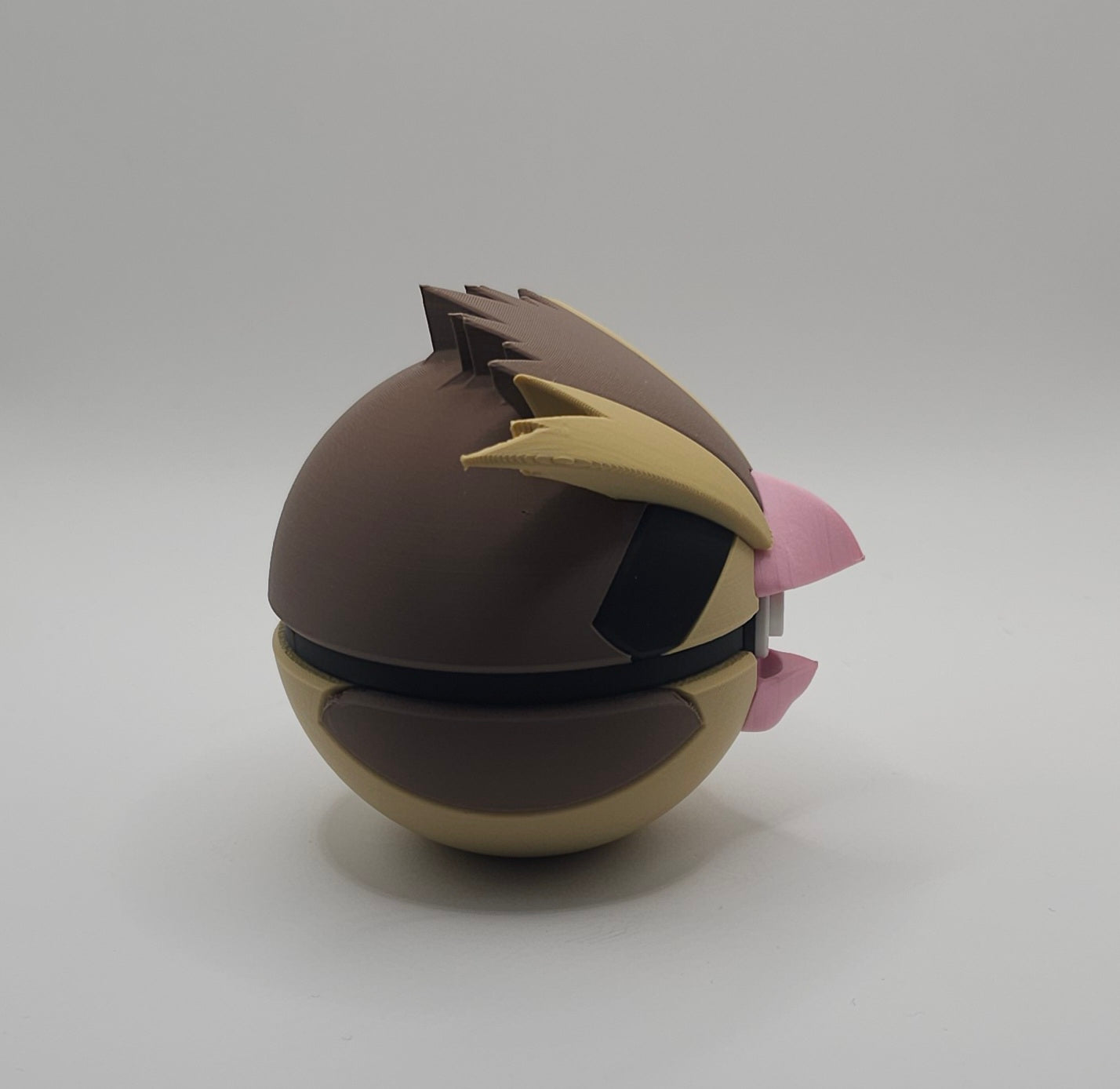Pokemon Character Design - 3D Printed Pokeball - Pidgey- Unique Display Collectible