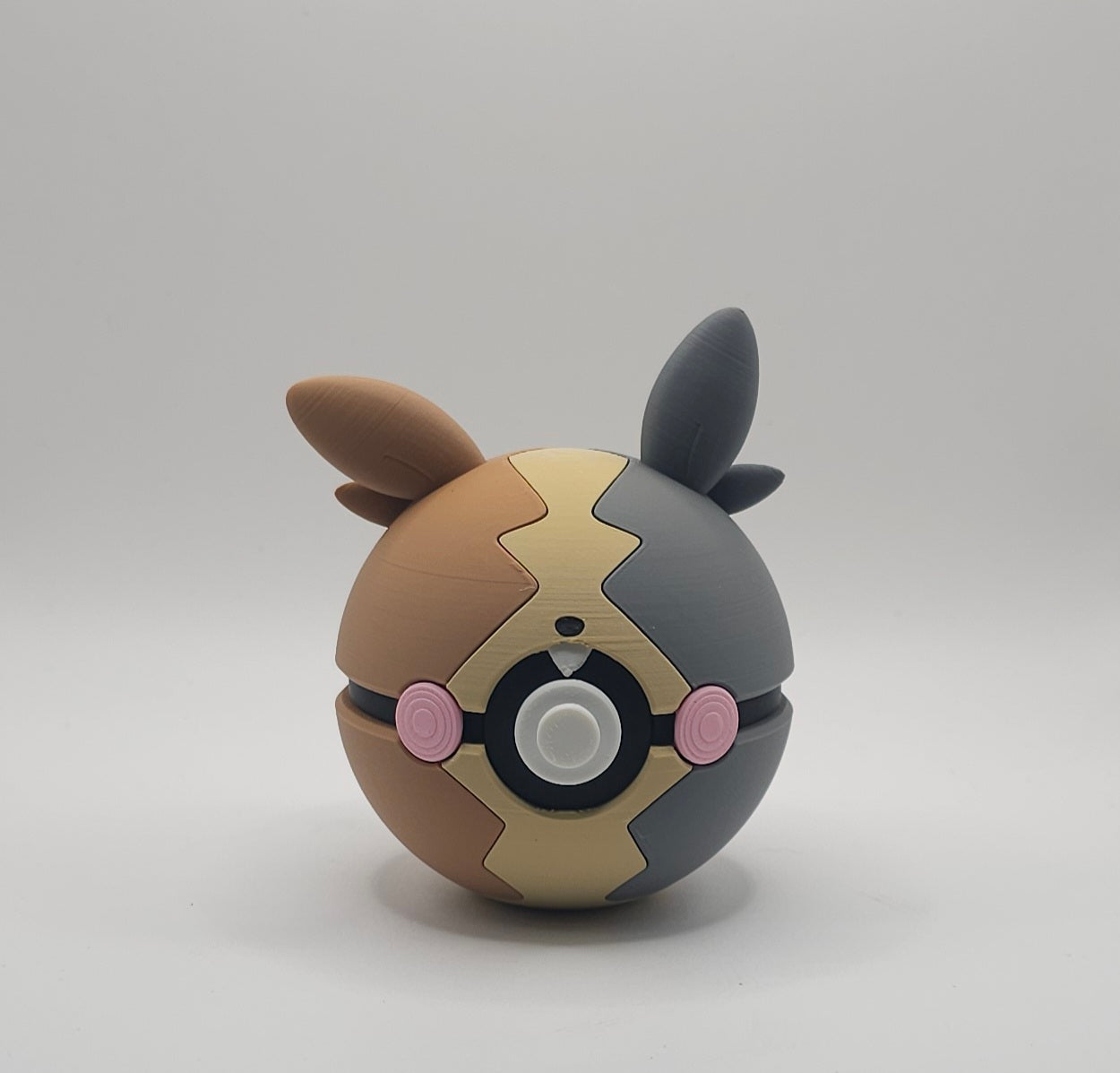 Pokemon Character Design- 3D Printed Pokeball- Morpeko- Unique Display Collectible