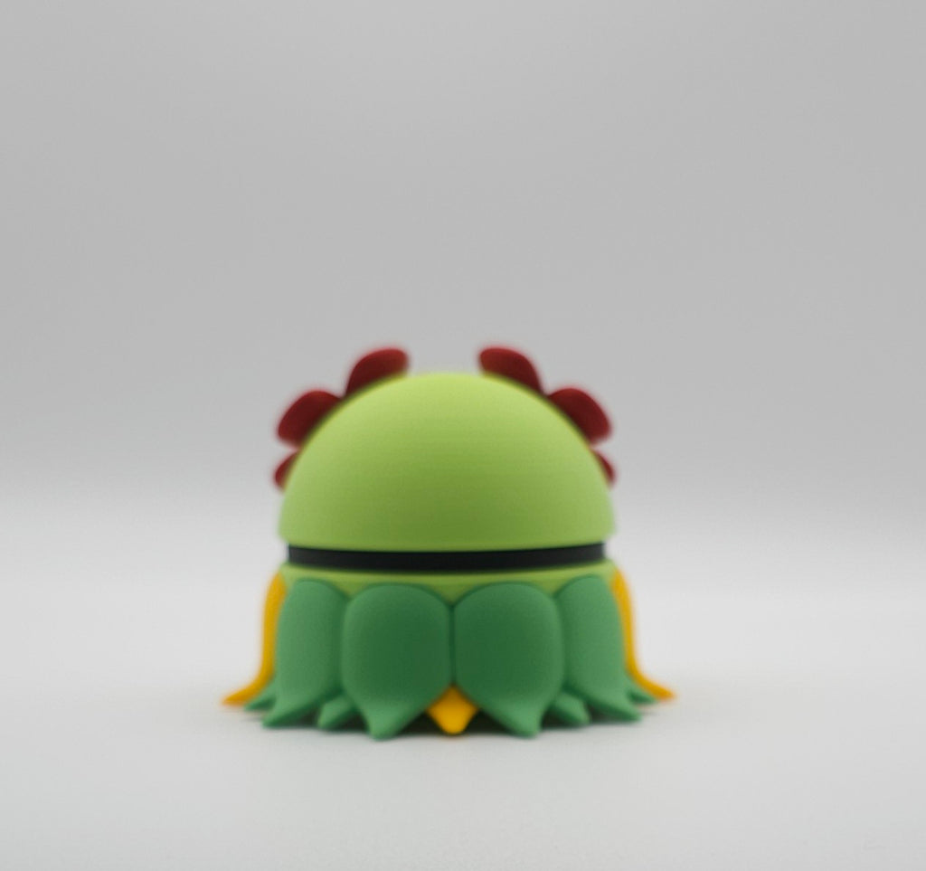 Pokemon Character Design- 3D Printed Pokeball- Bellossom- Unique Display Collectible