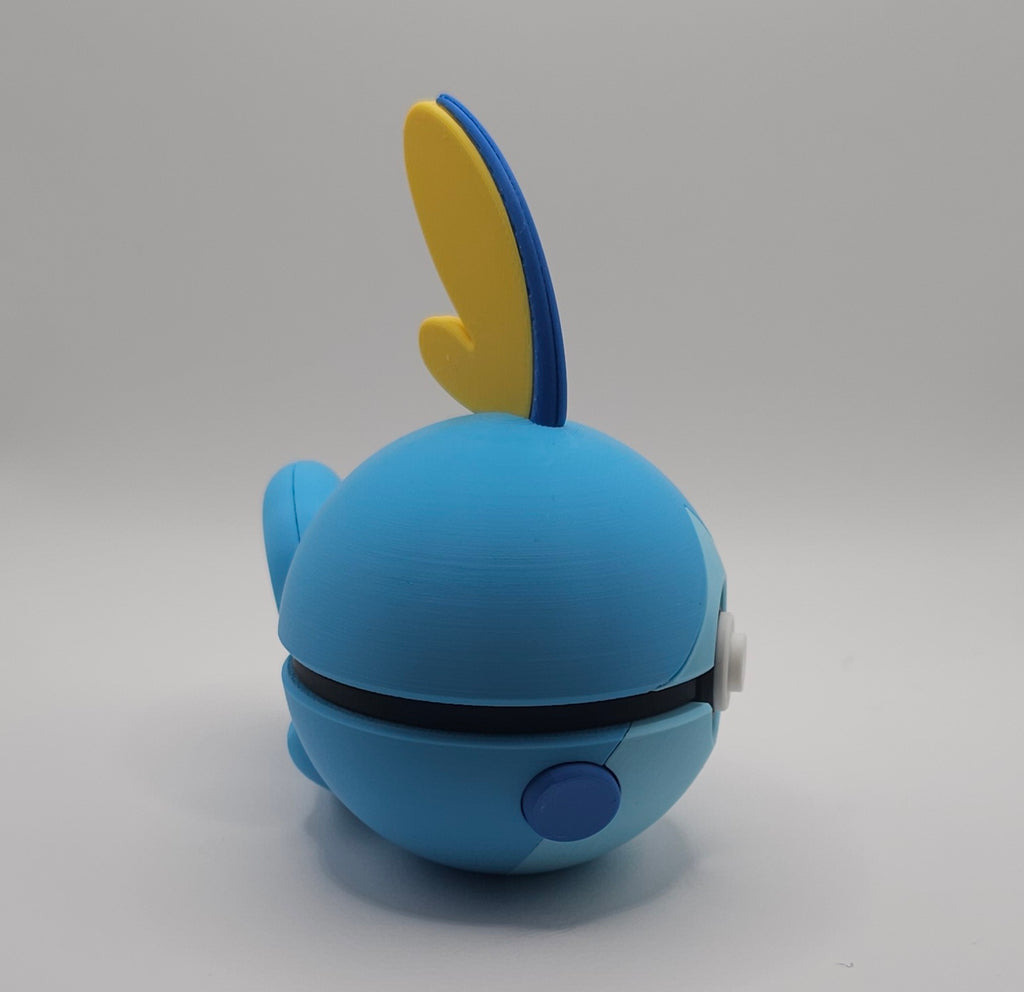 Pokemon Character Design- 3D Printed Pokeball- Sobble- Unique Display Collectible