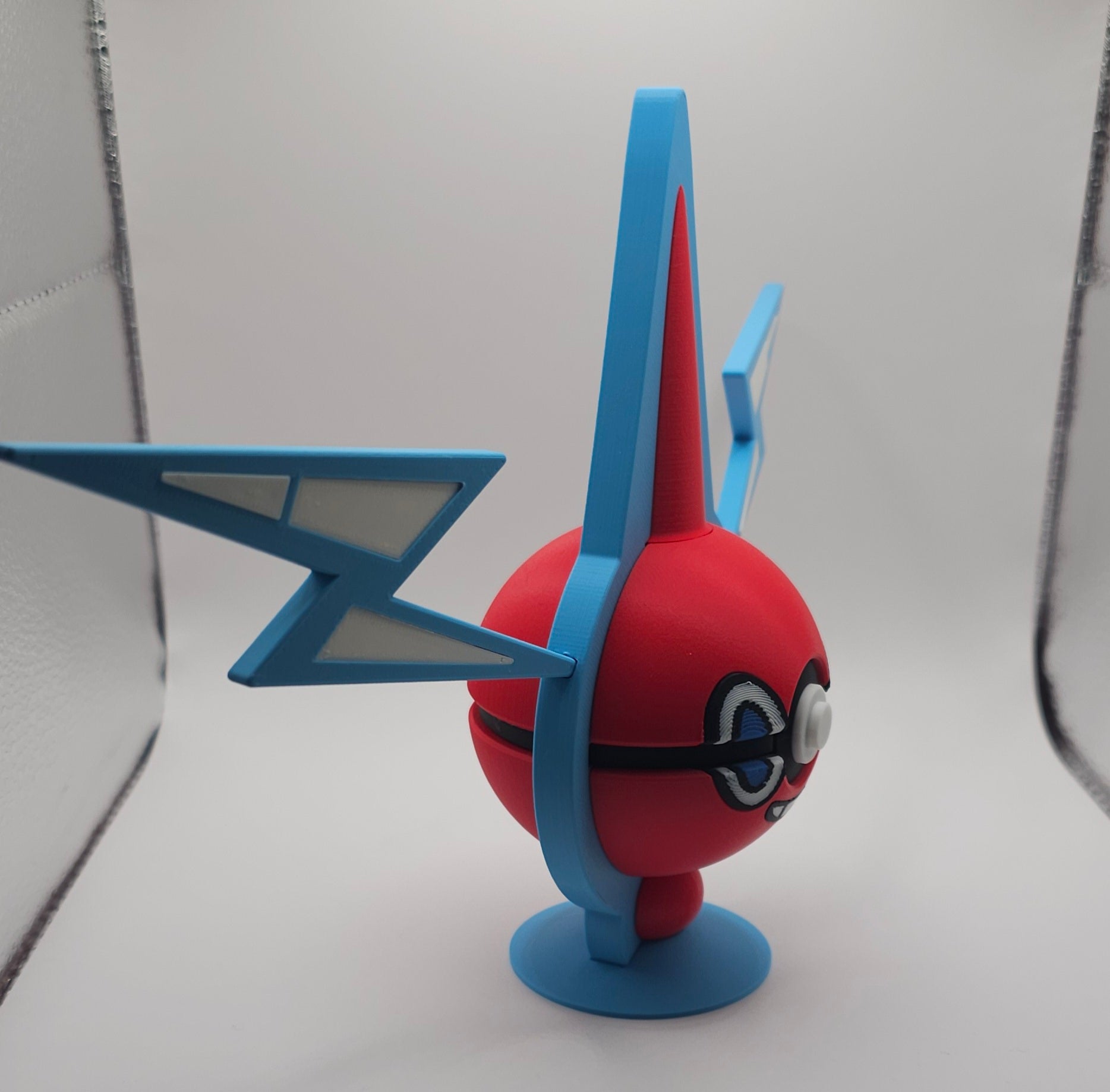 Pokemon Character Design- 3D Printed Pokeball- Rotom- Unique Display Collectible