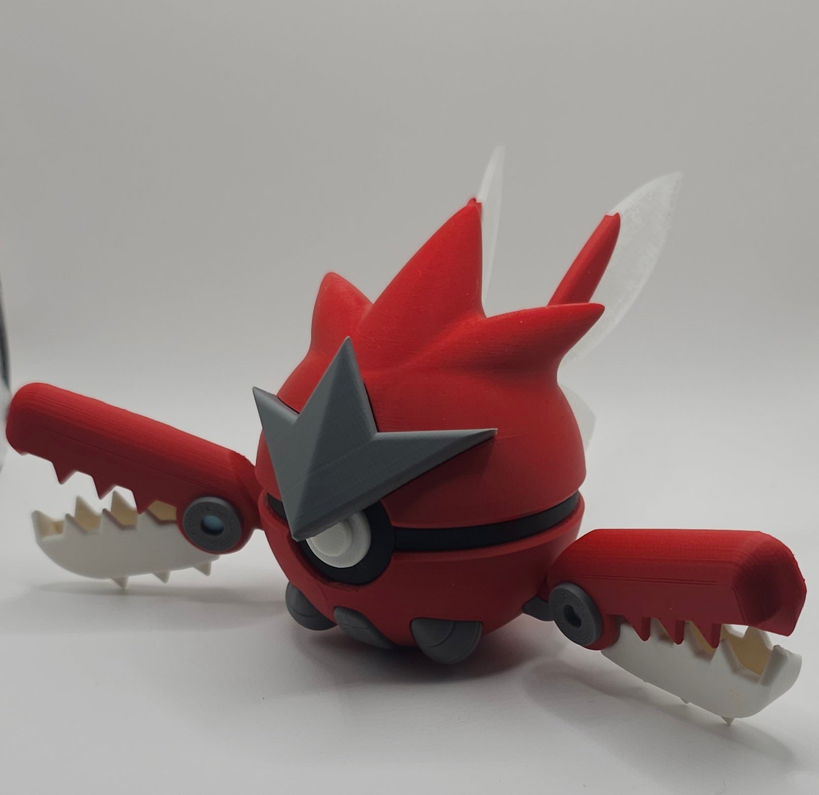 Pokemon Character Design- 3D Printed Pokeball- Mega Scizor- Unique Display Collectible