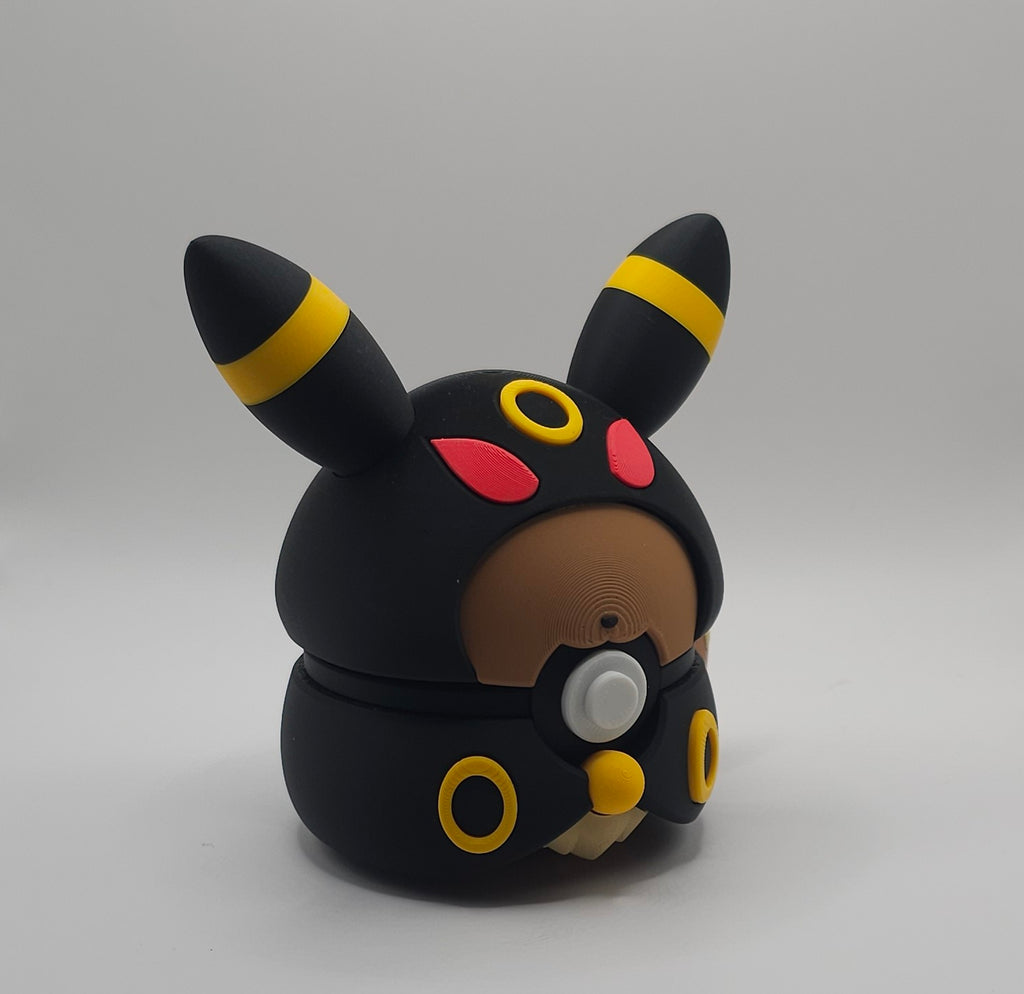 Pokemon Eeveelutions Poncho Design- 3D Printed Pokeball- Unique Display Fan Art Collectible