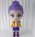 Knitted Design- 3D Printed K-Pop Demon Hunter Figures- Unique Display Collectible