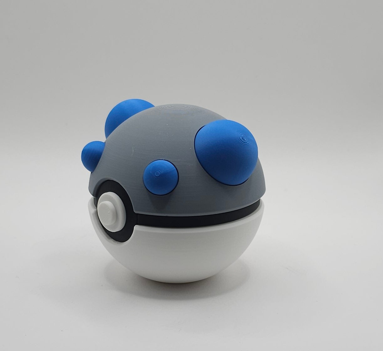 Pokemon 3D Printed Pokeball- Heavy Ball Design- Unique Fan Art Collectible