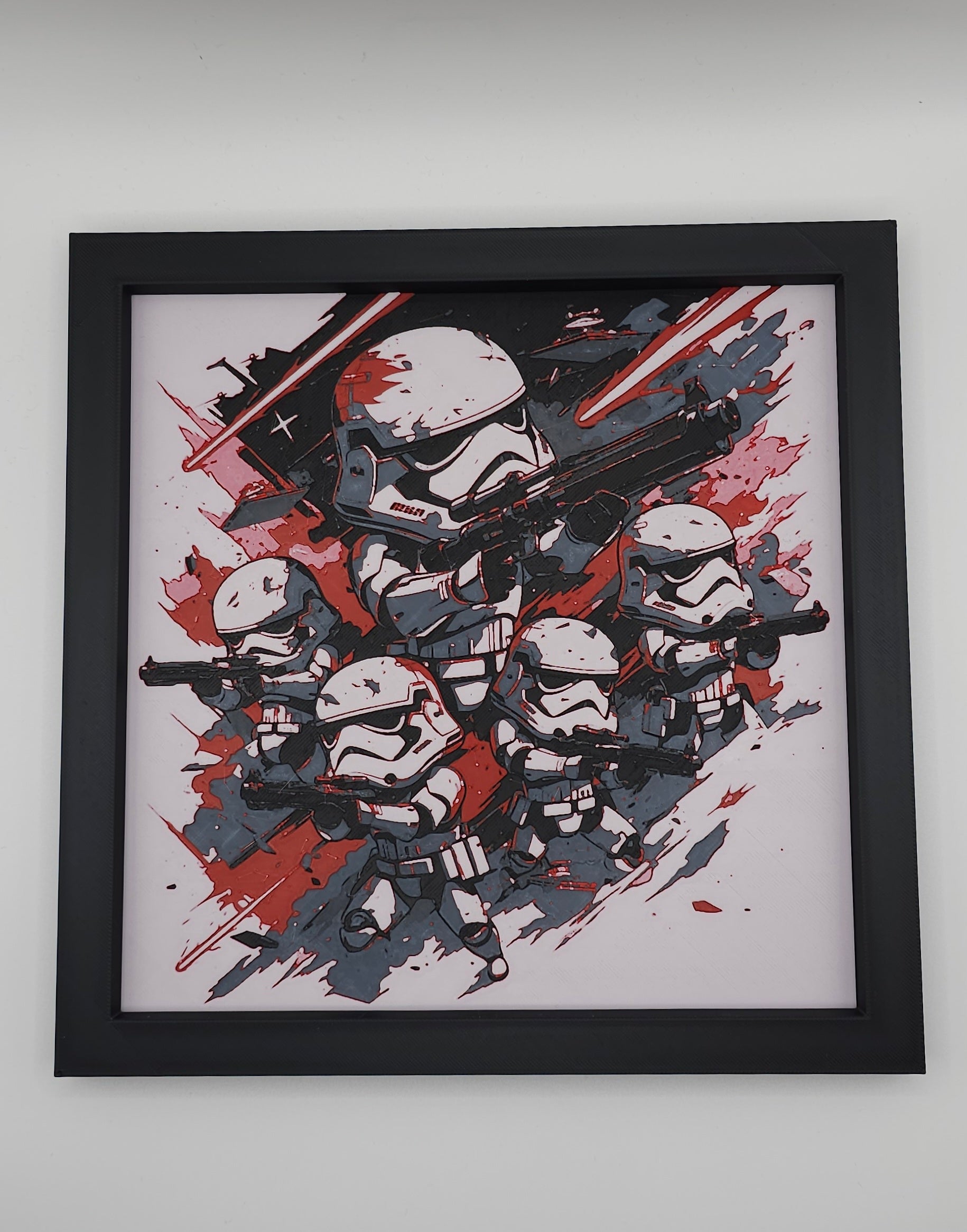 Sci-Fi Inspired Design HueForge- 3D Printed Wall Art- Unique Display Collectible