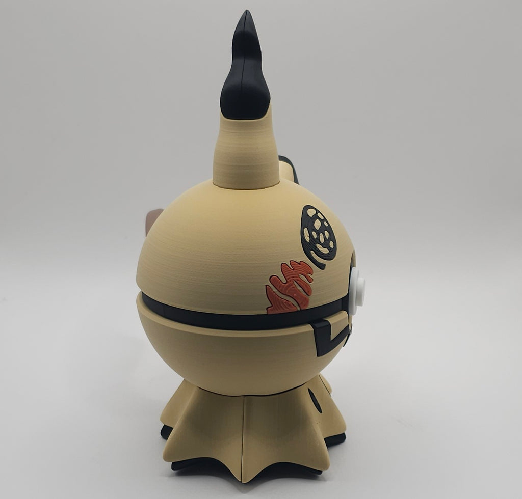 Pokemon Character Design 3D Printed Pokeball - Mimikyu - Unique Display Collectible