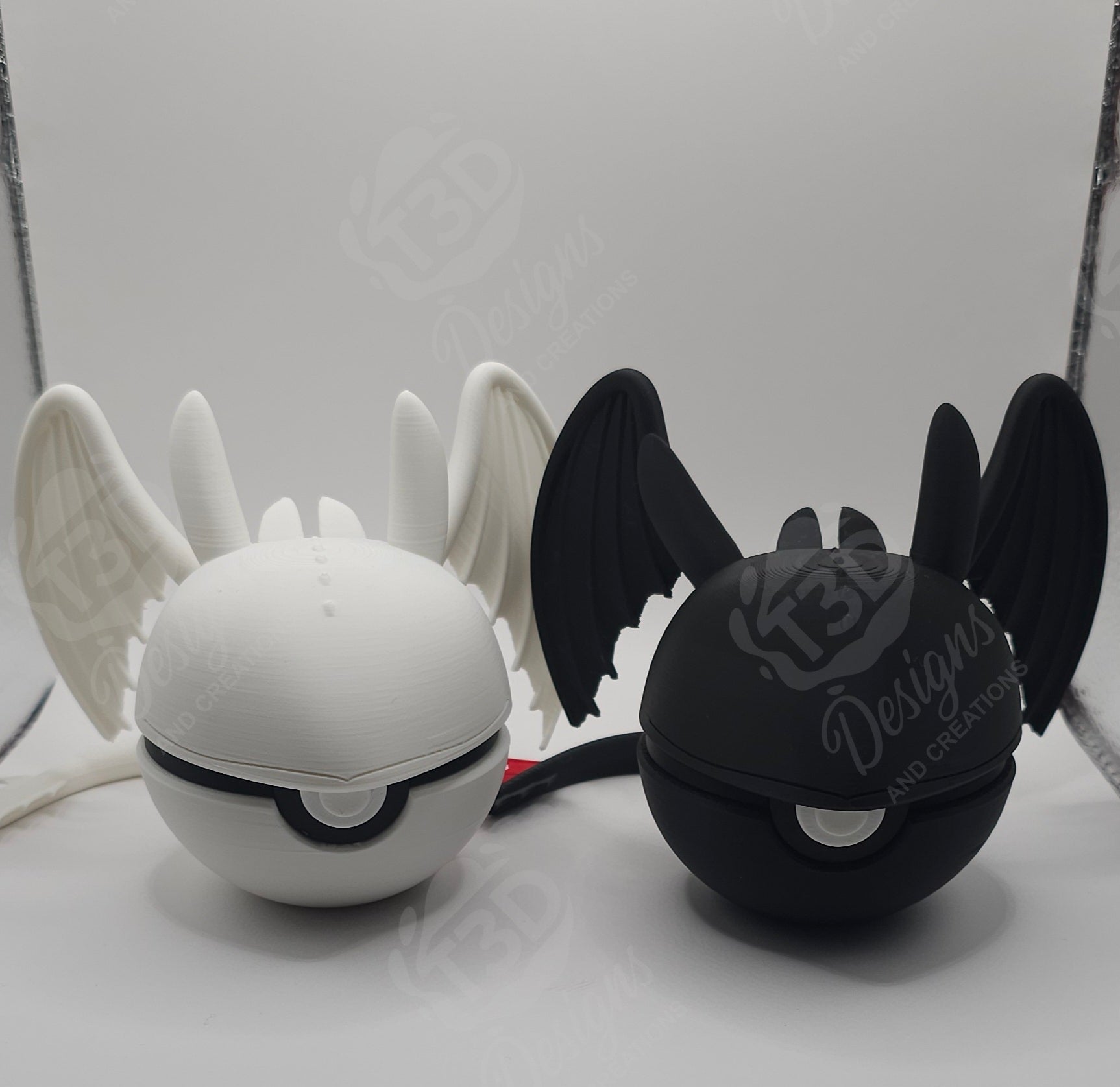 Toothless and Light Fury