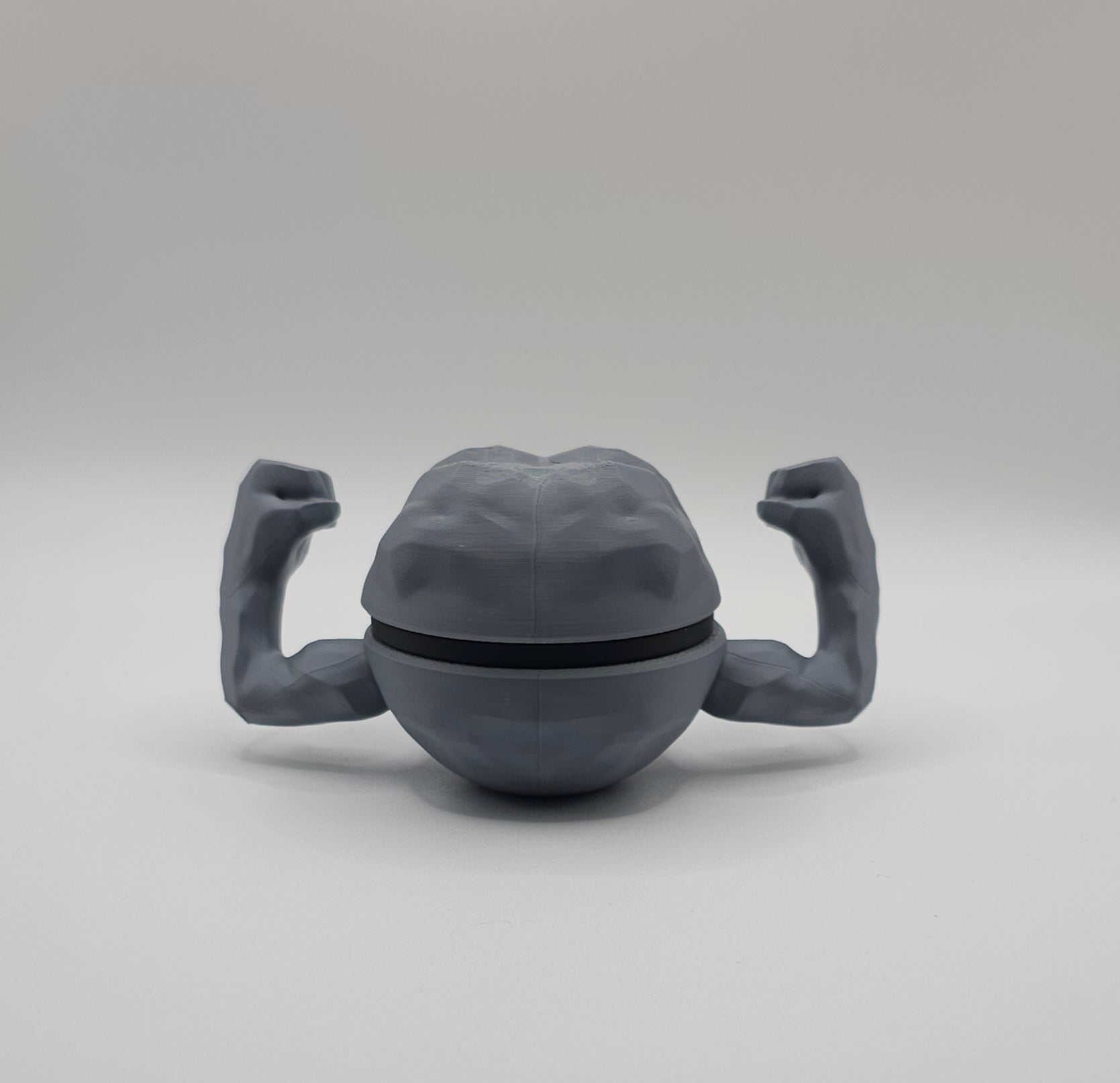 Pokemon Character Design- 3D Printed Pokeball- Geodude- Unique Display Collectible