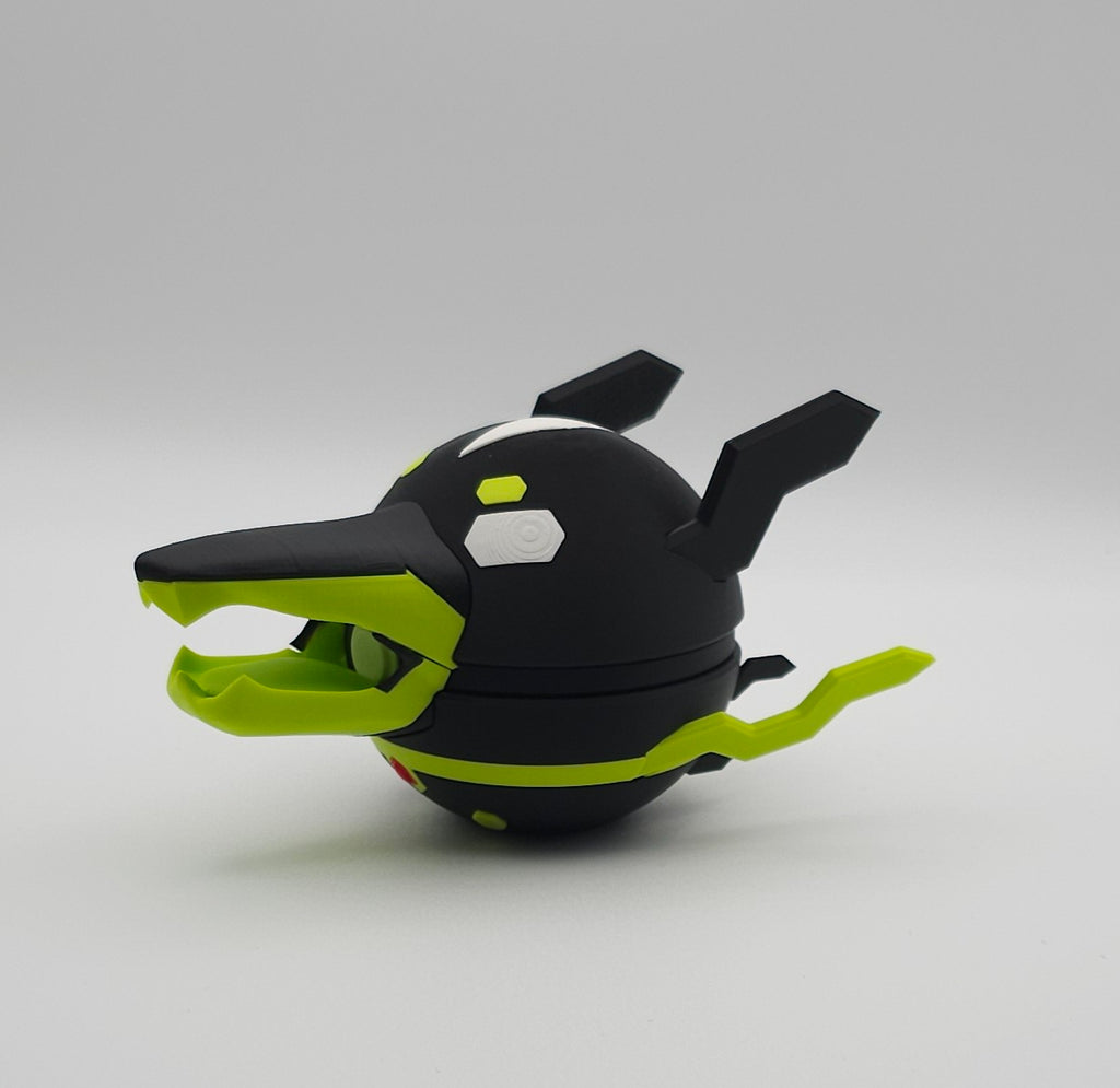 Pokemon Character Design- 3D Printed Pokeball- Zygarde 10% Form- Unique Display Collectible