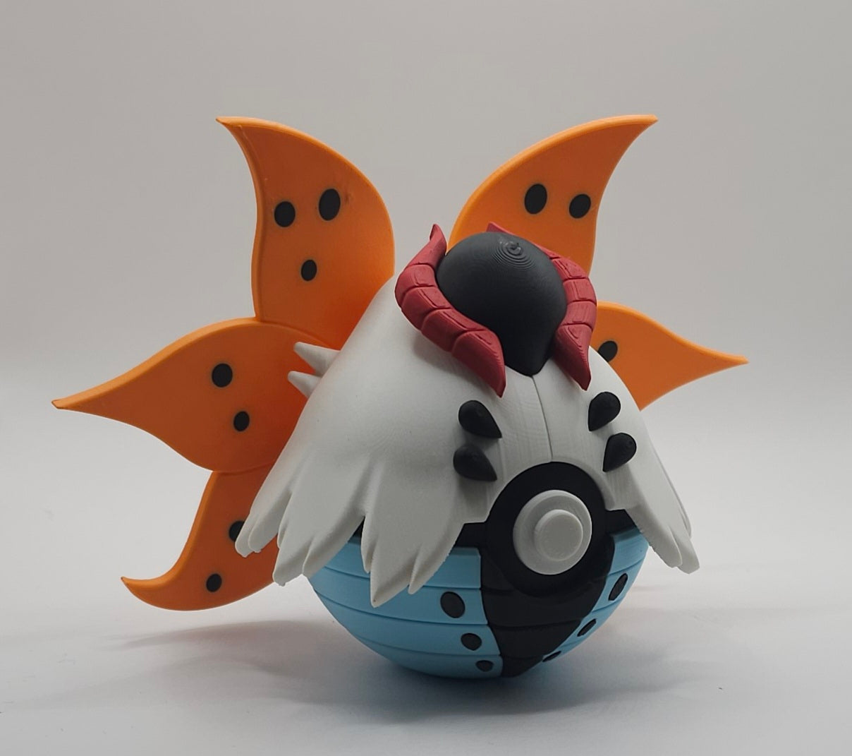 Pokemon Character Design - 3D Printed Pokeball - Volcarona - Unique Display Collectible