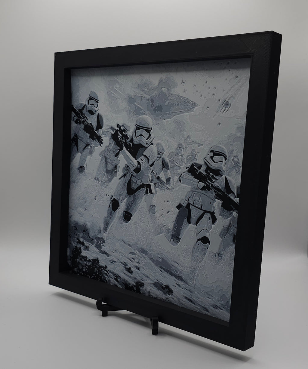 Sci-Fi Inspired Design HueForge- 3D Printed Wall Art- Unique Display Collectible
