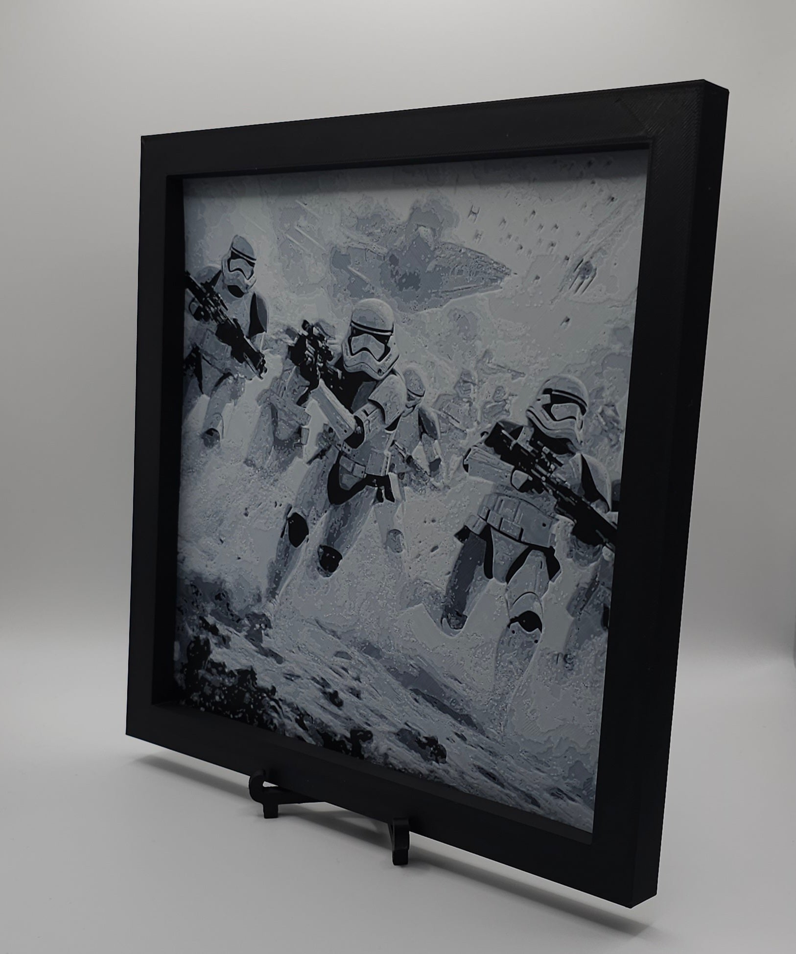Sci-Fi Inspired Design HueForge- 3D Printed Wall Art- Unique Display Collectible
