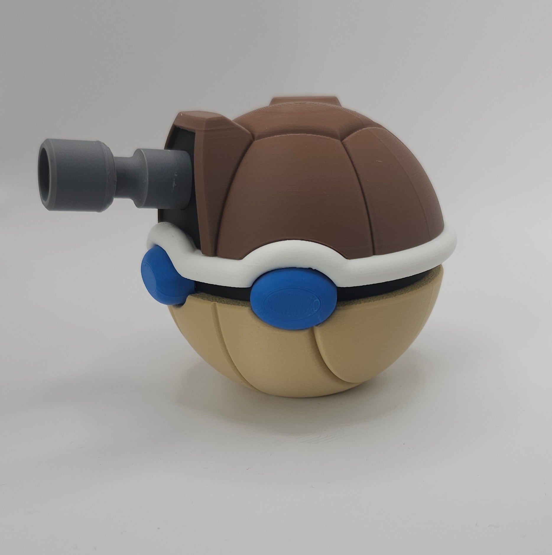 Pokemon Character Design 3D Printed Pokeball - Blastoise - Unique Display Collectible