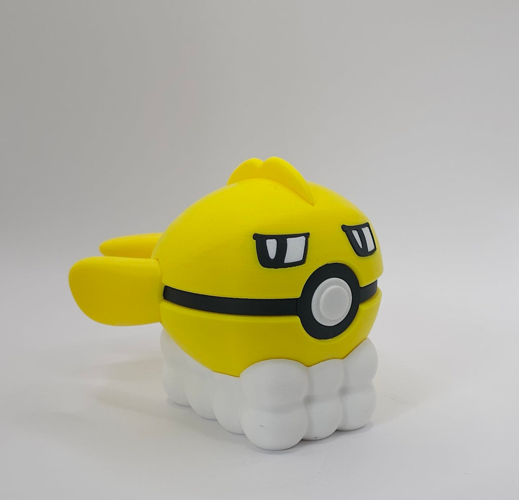 Pokemon Character Design- 3D Printed Pokeball- Tatsugiri- Unique Display Collectible