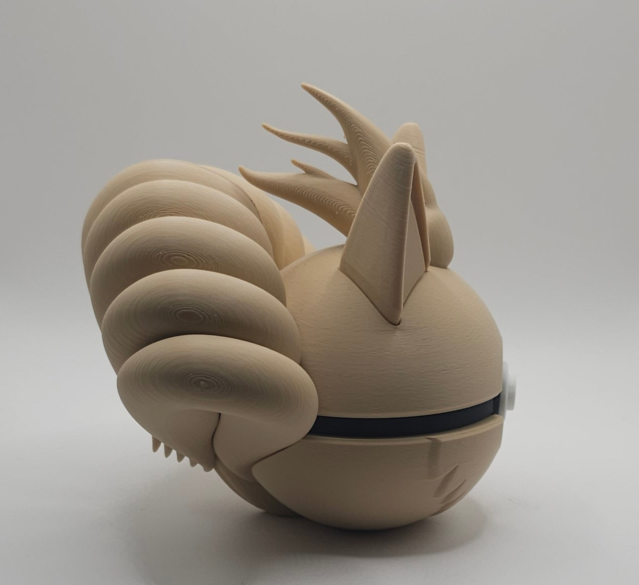 Pokemon Character Design - 3D Printed Pokeball - Ninetales - Unique Display Collectible