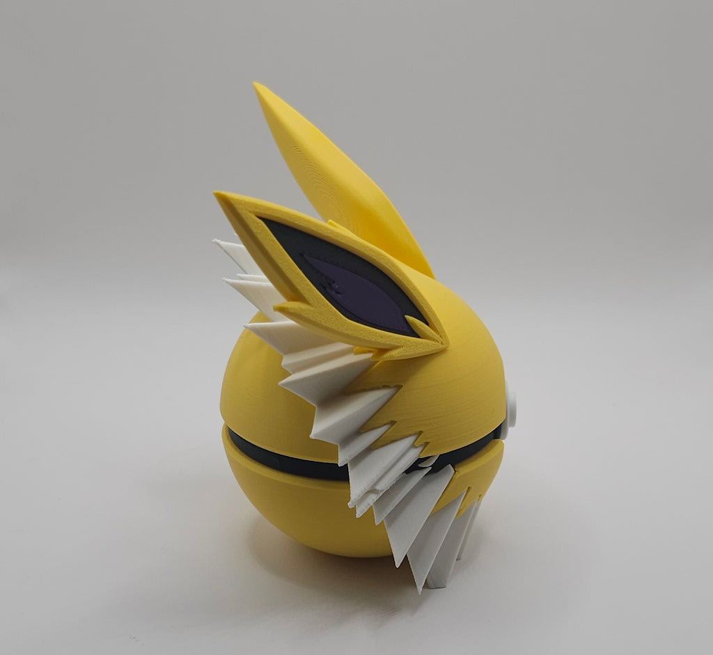 Pokemon Character Design 3D Printed Pokeball - Jolteon - Unique Display Collectible