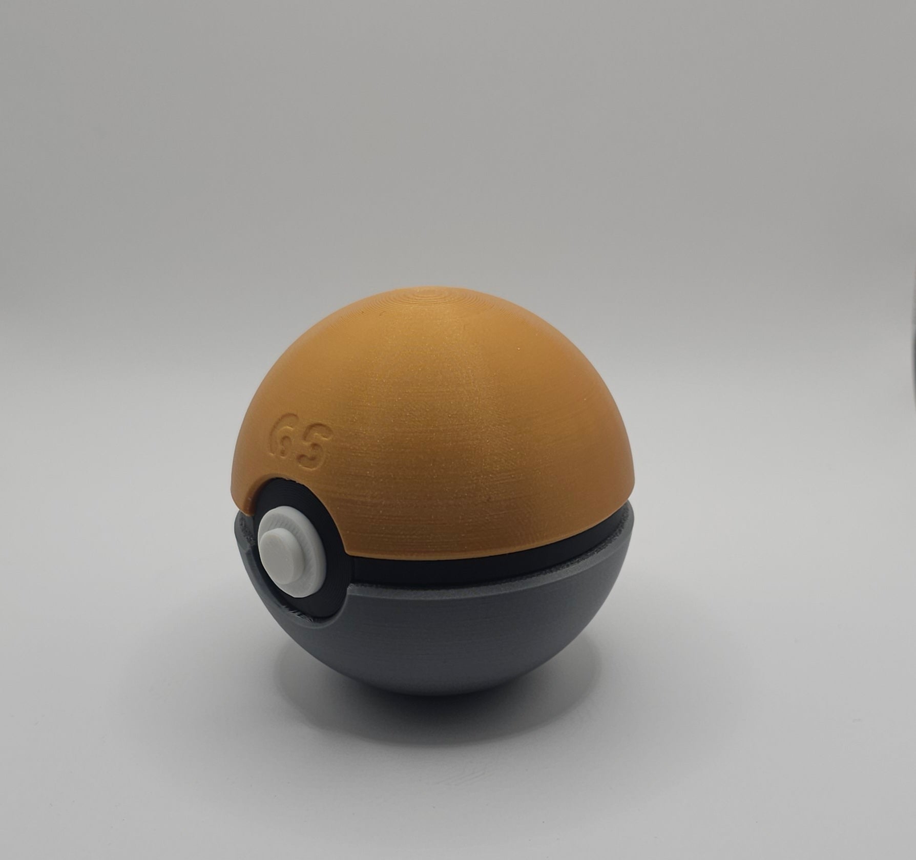 Pokemon 3D Printed Pokeball- GS Design- Unique Fan Art Collectible